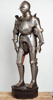 A German metal armour, composite, mid 1500's and later.