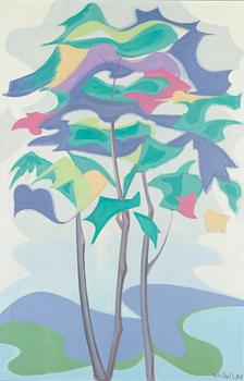 Maria Hall-Suhonen, "Pyhä puu" (Sacred tree).