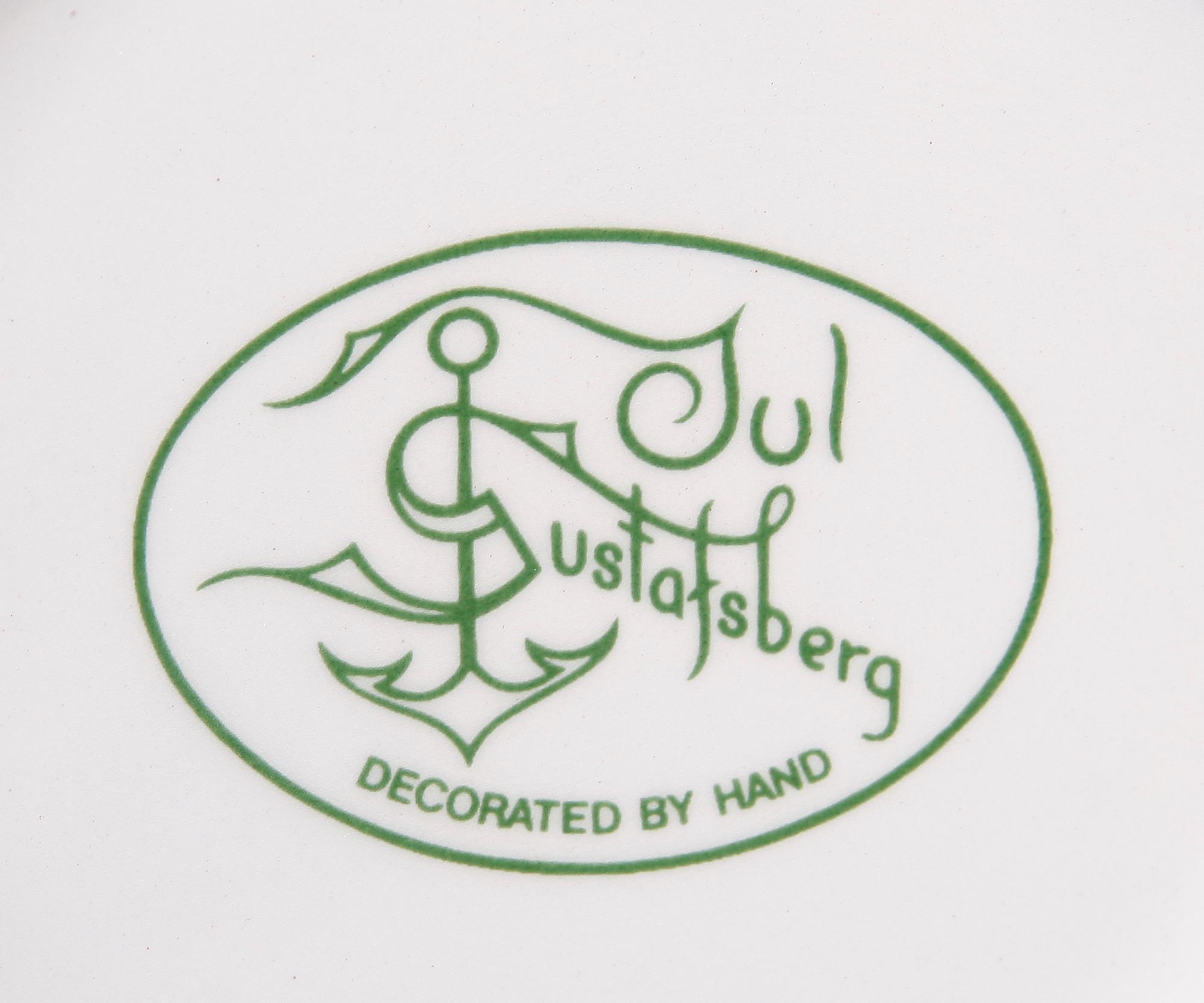 YTTERFODER,  ett par, porslin. Gustavsberg.
