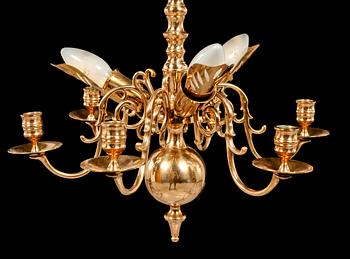 MALMKRONA, Skara Gelbgjuteri, 1900-talets andra hälft. Höjd 36 cm.