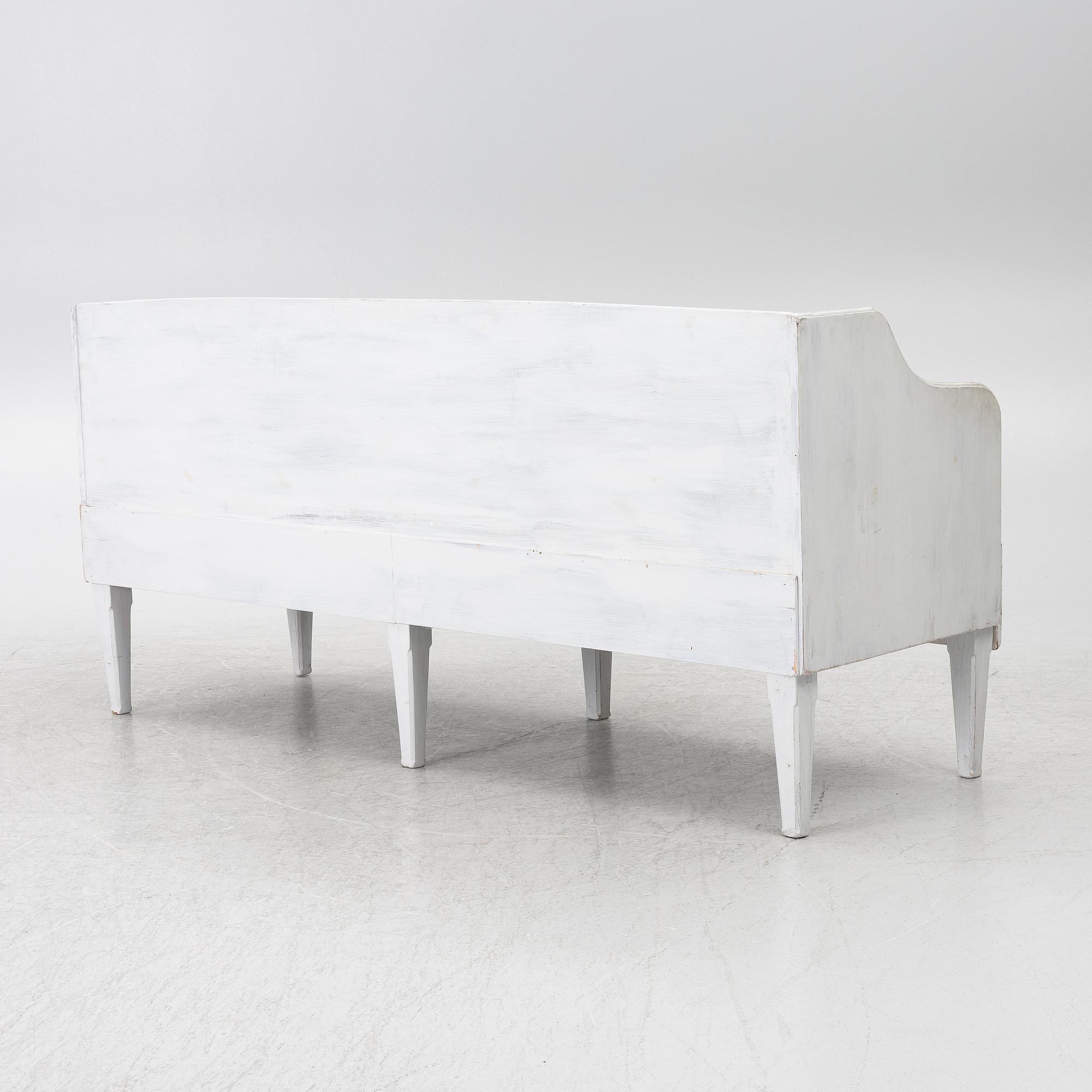 Sofa bed, Gustavian style, designed by Ingela Westergaard.