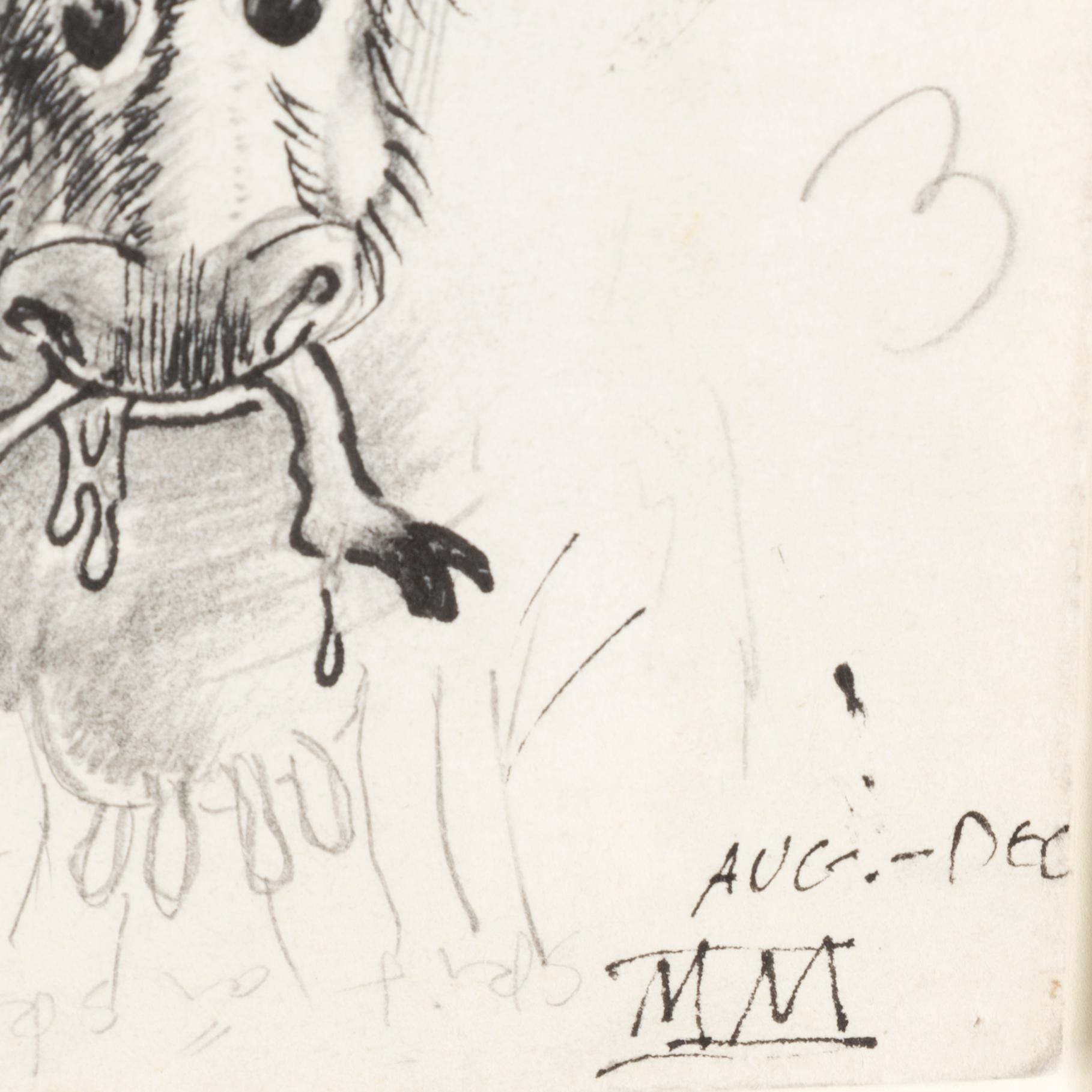 ULF RAHMBERG, mixed media, signed and dated AUG-DEC MM.