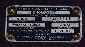 SEXTANT, 2 st, bl a USA, 1900-tal.