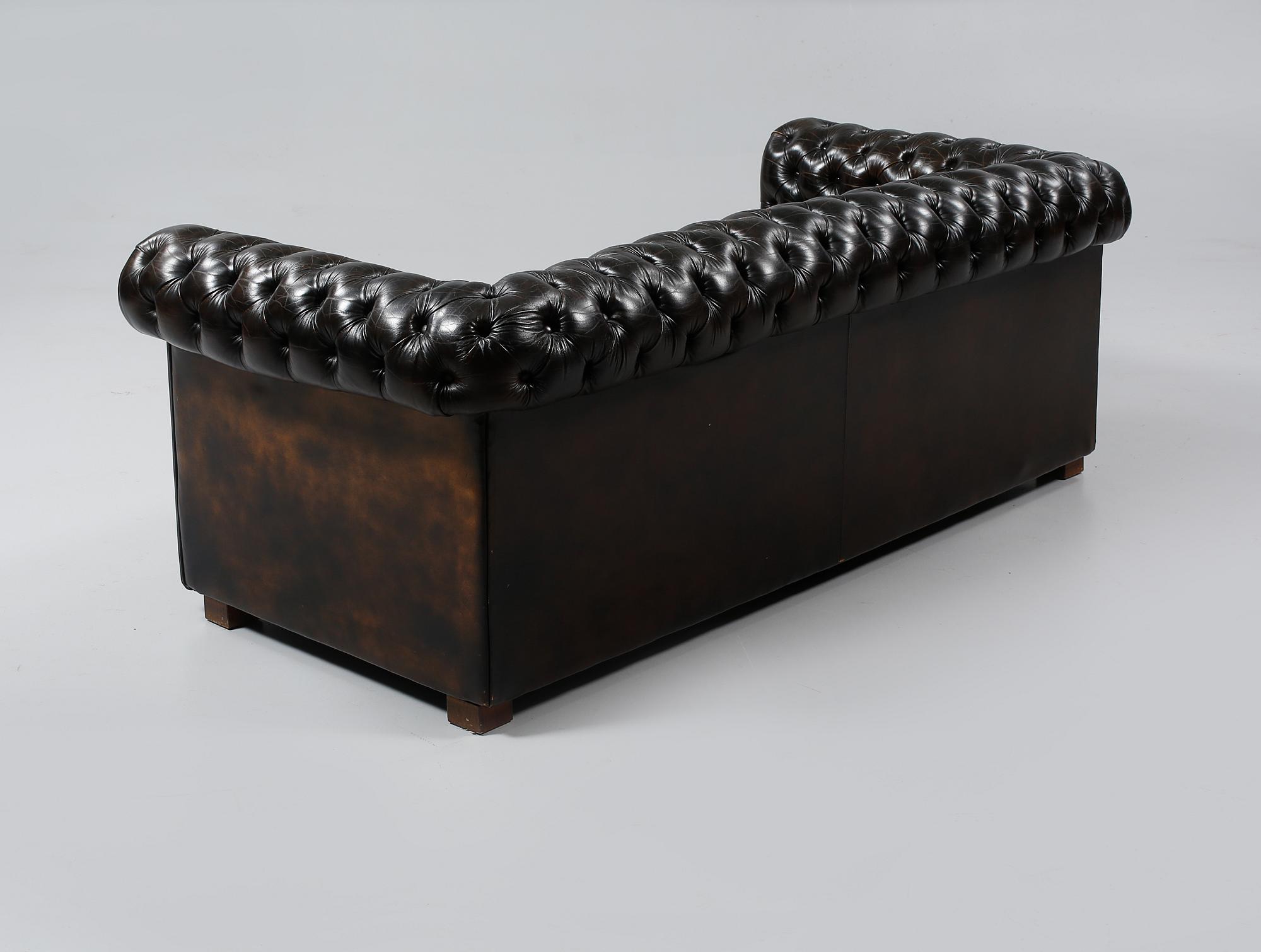 SOFFA, chesterfieldmodell, 1900-talets andra hälft.