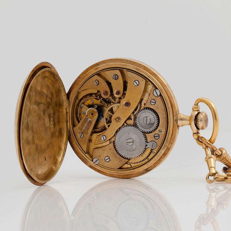 CH F TISSOT & FILS, Locle, pocket watch, 51 mm, savonett,