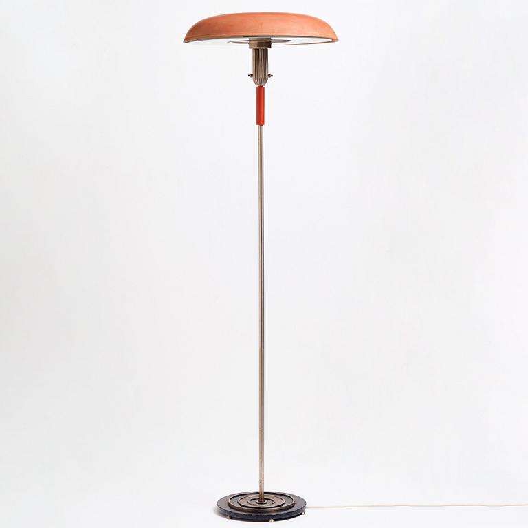 Harald Elof Notini, a floor lamp by Böhlmark's, Stockholm 1930's.