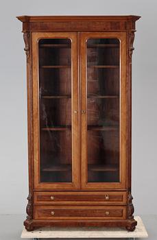 BOKSKÅP, nyrokoko, 1800-talets andra hälft.