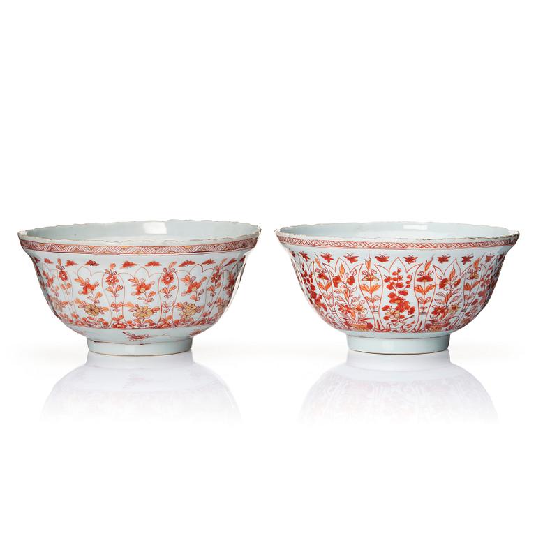 A matched set of bowls, Qing dynasty, early 18th Century.