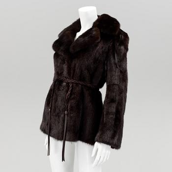 A mink fur jacker from Saga Mink, Tranåspäls, Nordiska Kompaniet, 1970's/80's.