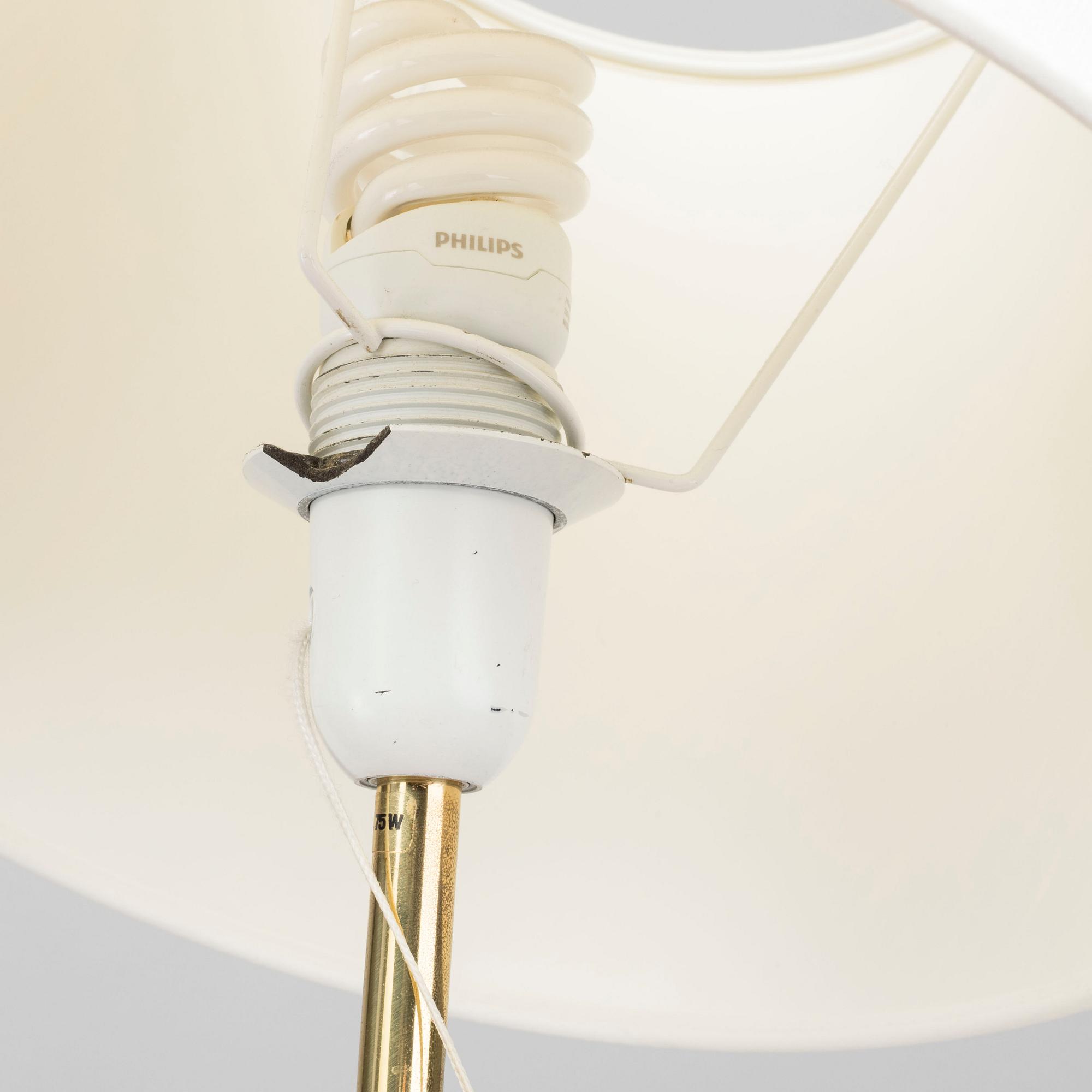 BORDSLAMPOR ett par Bergboms 1900-talets senare del.