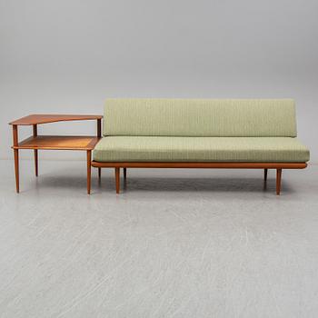 PETER HVIDT & ORLA MØLGAARD NIELSEN, soffa och bord, "Minerva", France & Son, Danmark, 1950-/1960-tal.