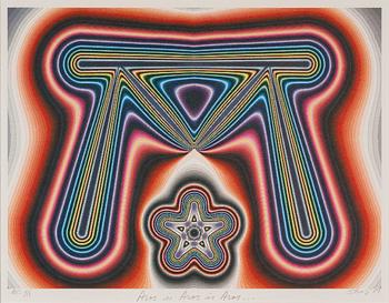 Sture Johannesson, silkscreen in colours, 1989, signed HC I/X.