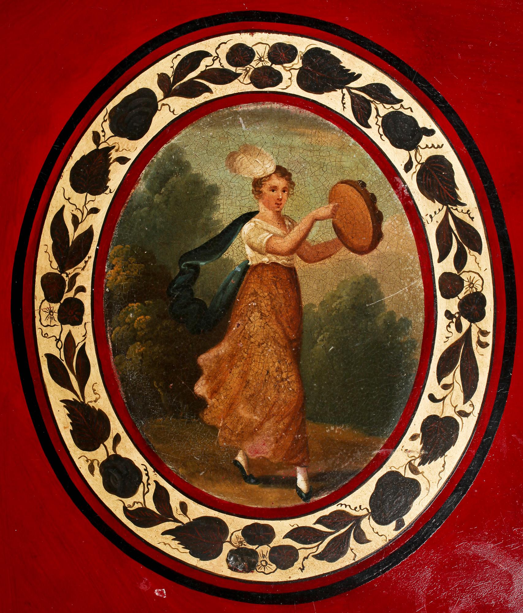 BRICKA, plåt, empire, 1800-talets början.