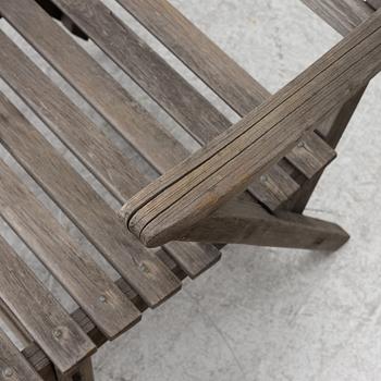 Carl Malmsten, Four 'Bergshamra' garden chairs.