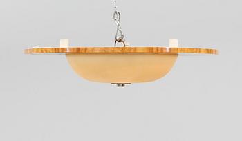 TAKPLAFOND, sannolikt Birger Ekman, Mjölby Intarsia, 1930-tal.