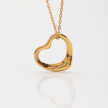 Tiffany & Co, Elsa Peretti, halsband, "Open Heart", 18K guld.