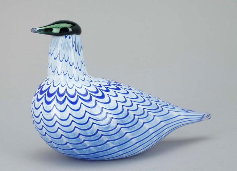 FIGURIN, glas, sign. Oiva Toikka, Notsjö, 1900-talets senare hälft.