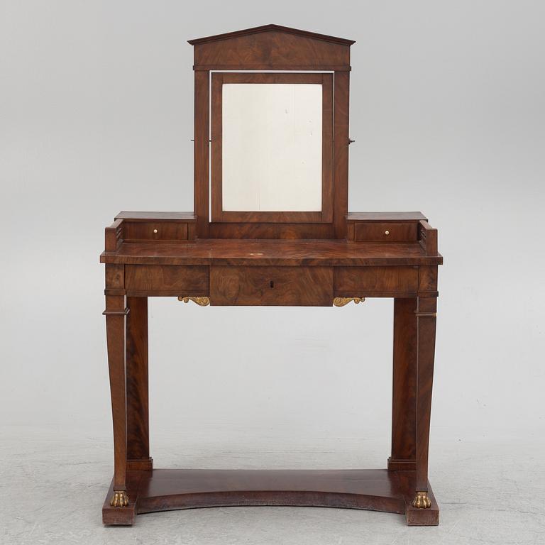 Lorentz Wilhelm Lundelius, dressing table, Stockholm work, Empire, first half of the 19th century.
