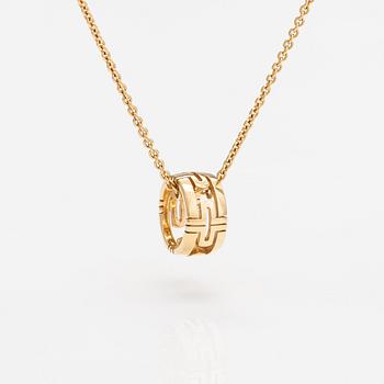 Bulgari, An 18K gold "Parentesi" necklace. Marked Bulgari Made in Italy.