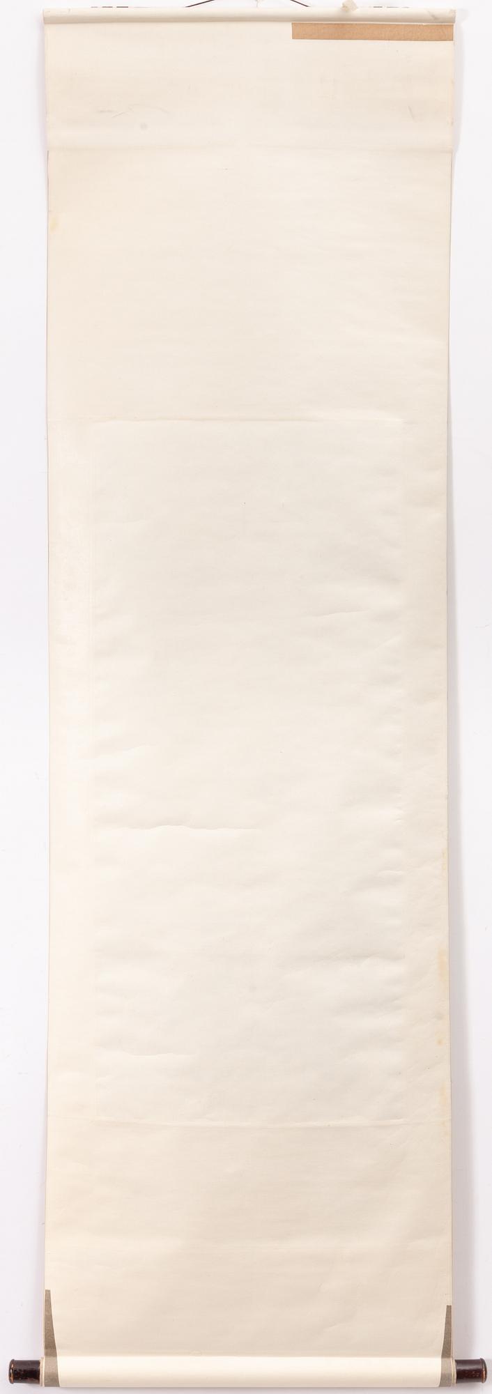 Rullmålning, tusch på siden, Kina,