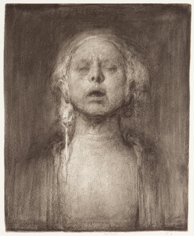 ODD NERDRUM, litografi, signerad Nedrum och numrerad 75 eks med blyerts.
