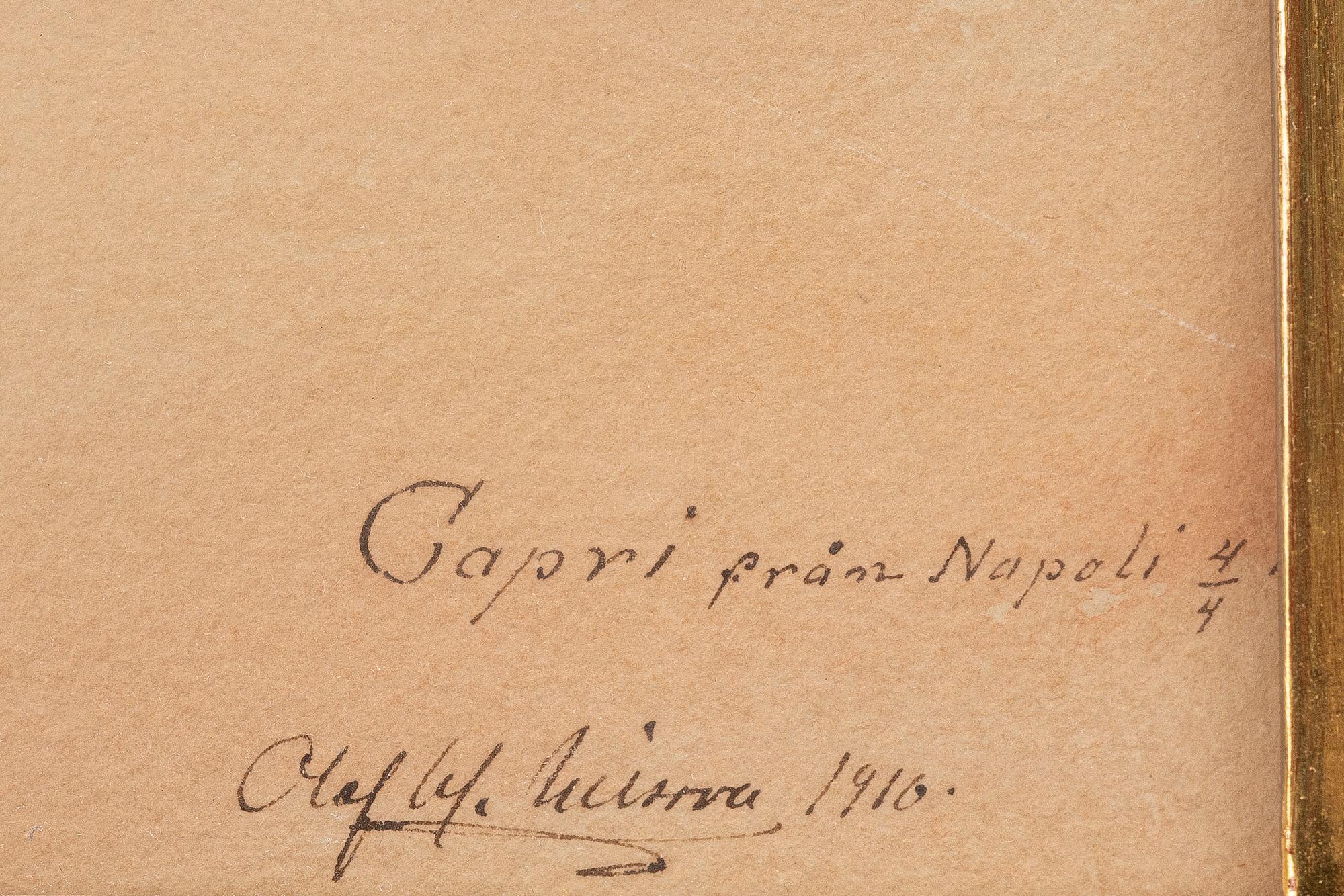 Olof Walfrid Nilsson, “Capri från Napoli”.