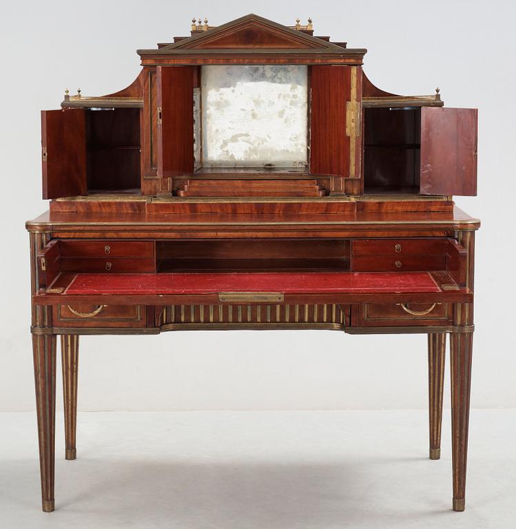 A RUSSIAN DIRECTOIRE 1790'S WRITING TABLE ATTRIBUTED TO CHRISTIAN MEYER.