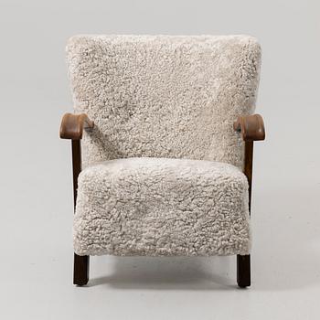 Armchair, Danish master cabinetmaker, 1940s.
