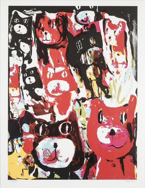 TOVE SIRI, färglitografi, signerad, numrerad 92/100.