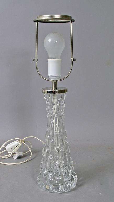 BORDSLAMPA, glas, design Carl Fagerlund, Orrefors. Modell RD 1477.