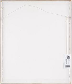 CHRISTO & JEANNE-CLAUDE, Offset print with fabric, signed in blue chalk.