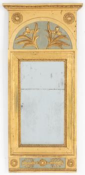 Mirror, late Gustavian, circa 1800.