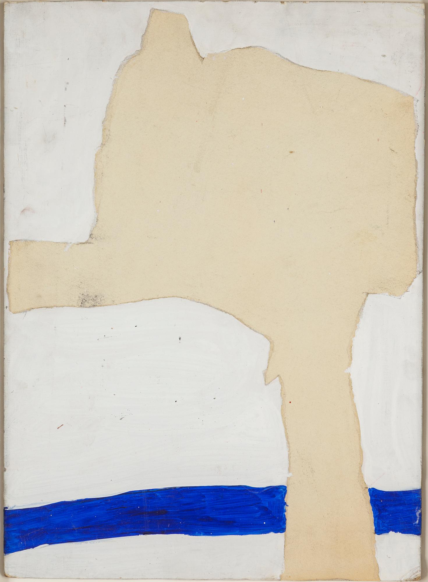 ADJA YUNKERS, acrylic/collage, signed and dated 1969 on verso.