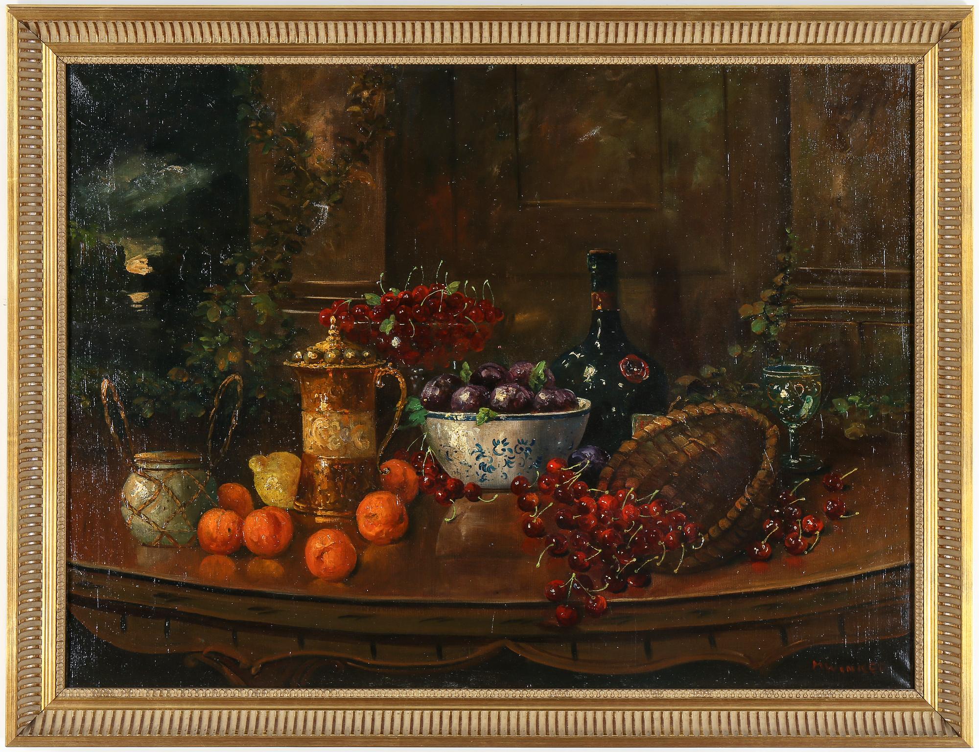 MATHILDE WINKER, olja på duk, signerad.