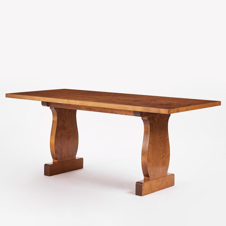 Carl Malmsten, a "Svensk Björk" (Swedish Birch) table, Swedish Grace, 1930s.