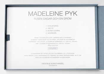 Madeleine Pyk, "Tusen dagar och en dröm", portfolio with 4 lithographs in colours and a book.