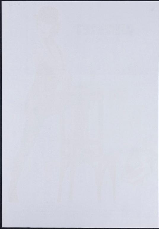 A vintage movie poster, 'Cabaret', 1972.