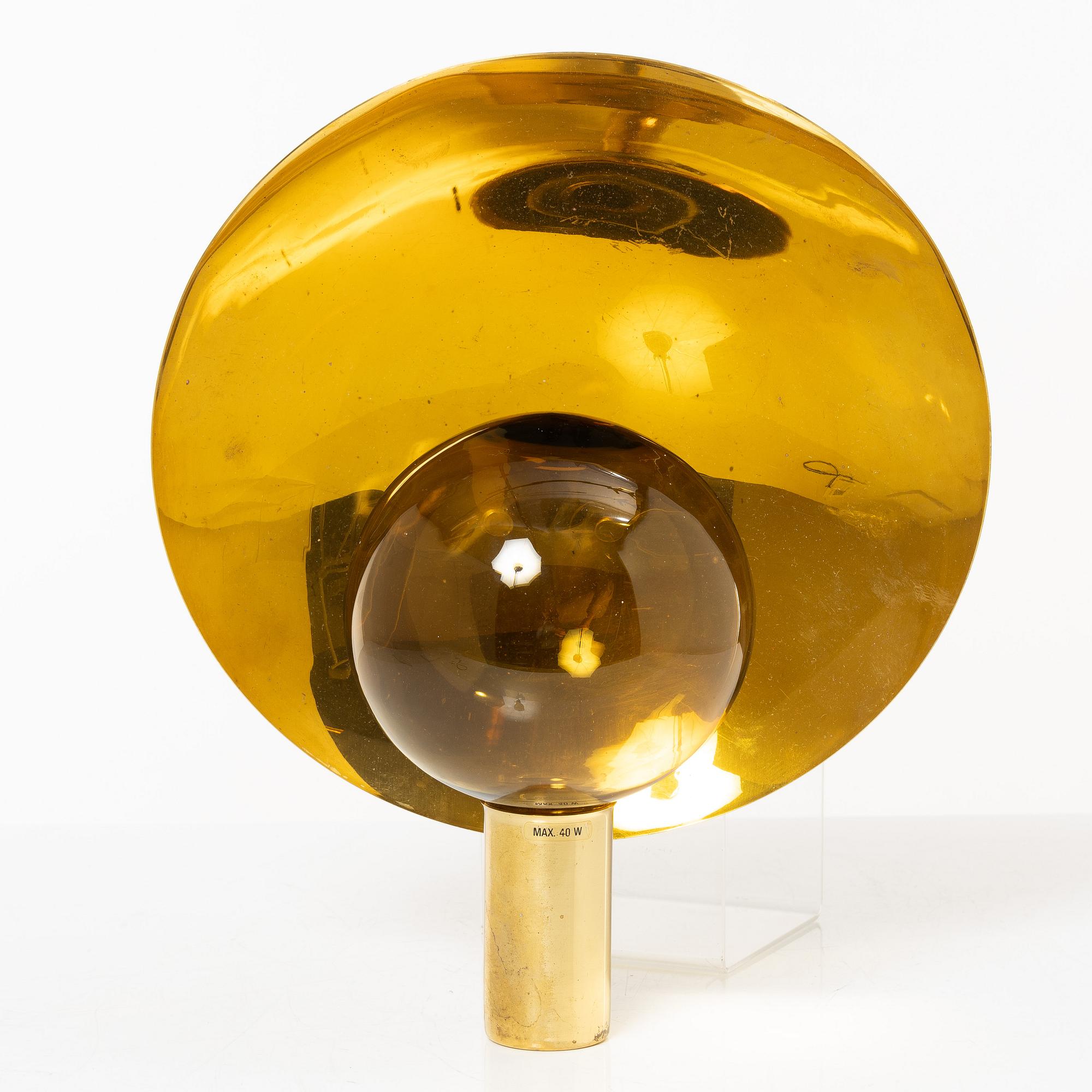 Hans-Agne Jakobsson, vägglampa, modell "V-180", Markaryd.