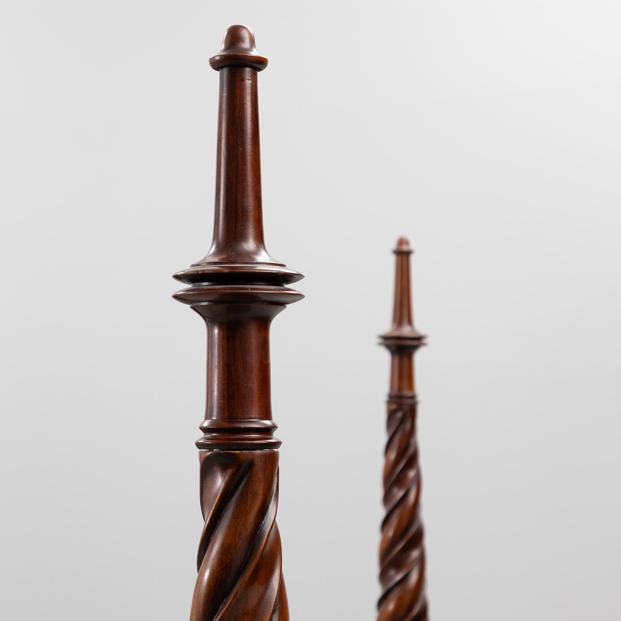 A 'Regency' bed frame, possibly Ralph Lauren, 2000s.