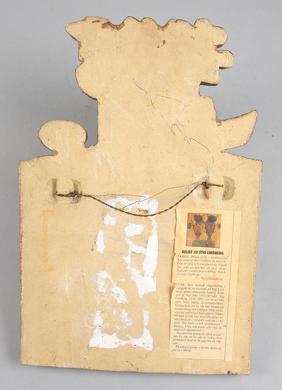 RELIEF, stengods, Stig Lindberg, Gustavsberg.