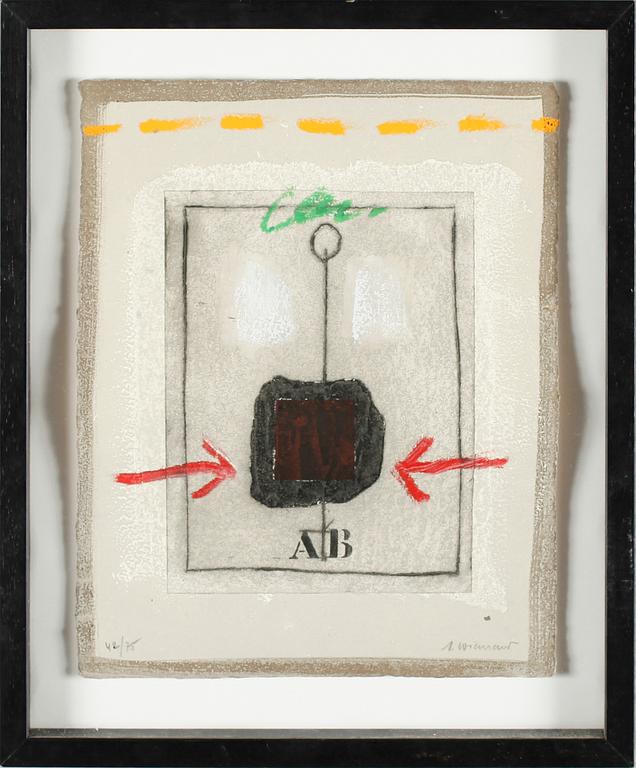 JAMES COIGNARD,  carborundumetsning, signerad, numrerad 42/75.