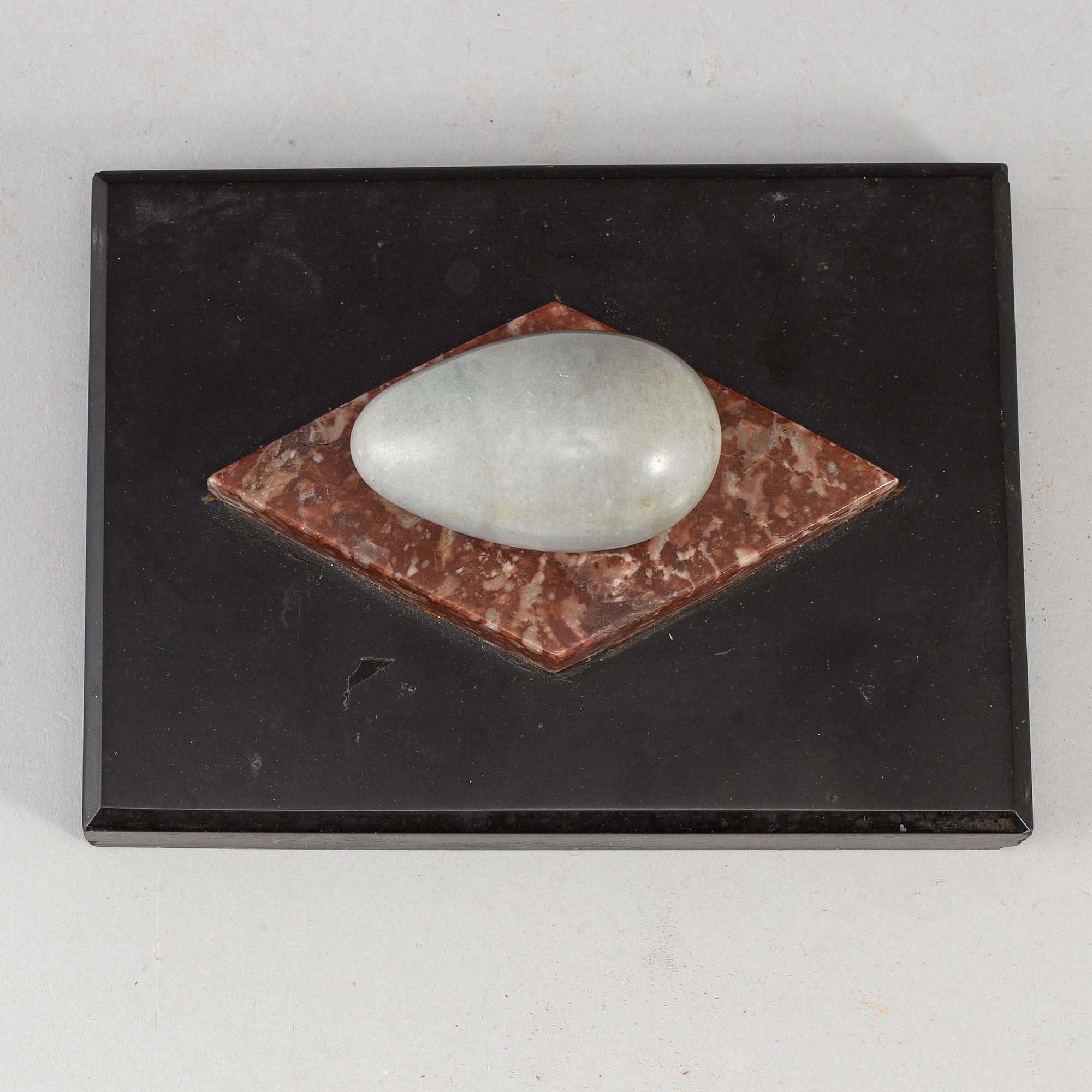 A 19th century marble paper weight.