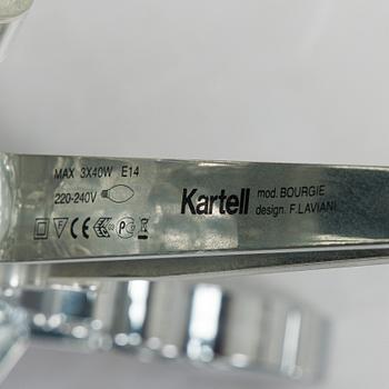 Ferruccio Laviani, pöytävalaisin, ”Bourgie”, Kartell, Italia.