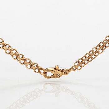 An 18K gold necklace. Swedish hallmarks.