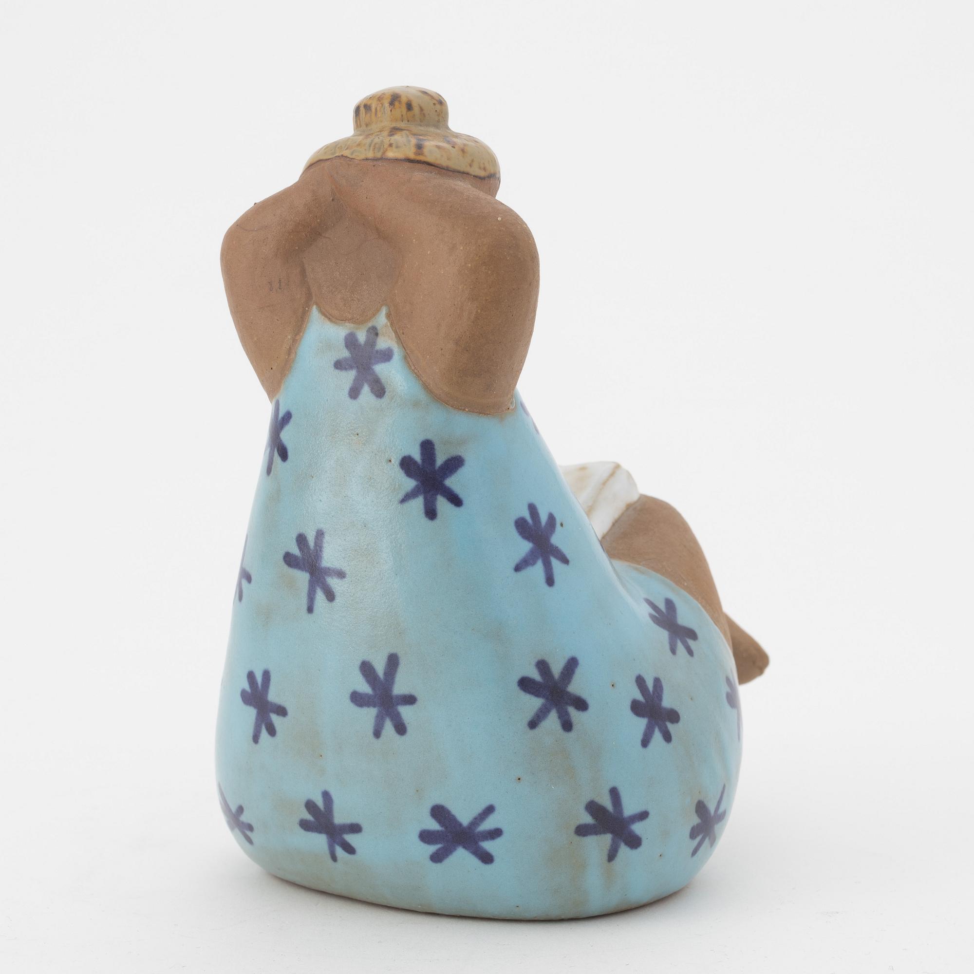 Lisa Larson, an 'Emma' figurine, stoneware, Gustavsberg.