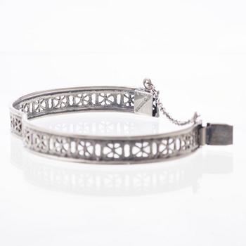 ARMBAND, silver.  Åbo 1970.