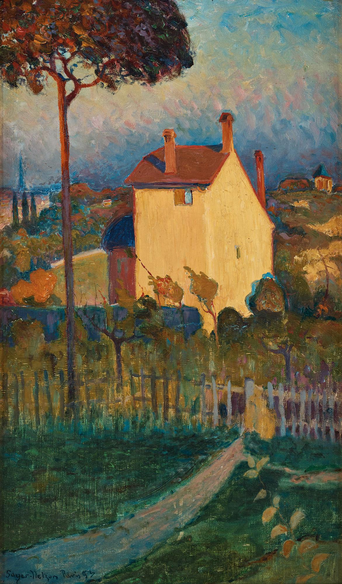 Olof Sager-Nelson, "Landskap från Meudon" (Landscape from Meudon).