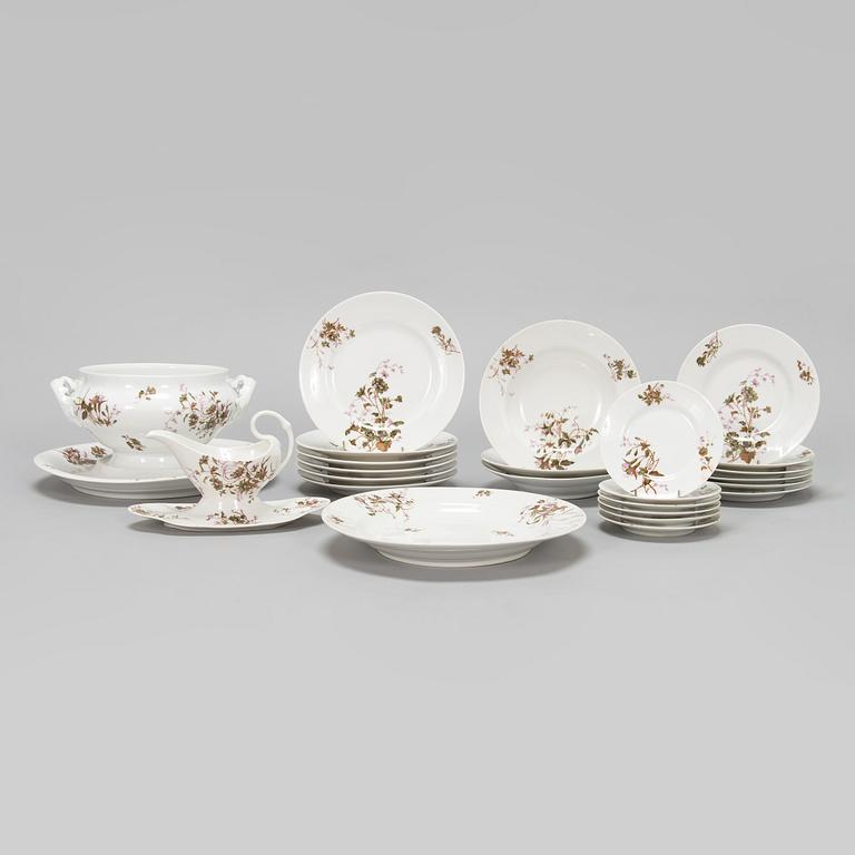 A 24-piece table ware, porcelain, Kornilov 1861-1884.