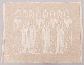 DORA JUNG, bordstabletter 4 st, signering Dora Jung samt märkt TL, Tampella.