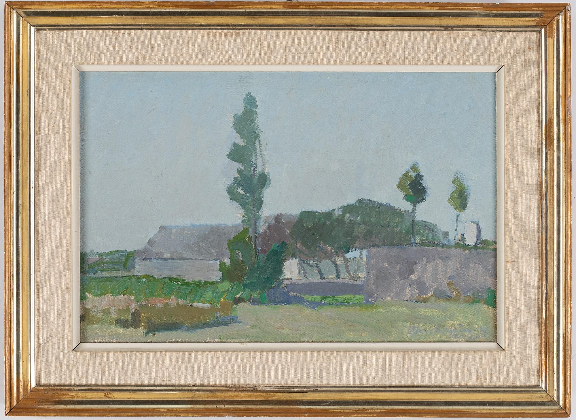 Björn Hallström, oil on canvas, signed and dated 1948 verso.
